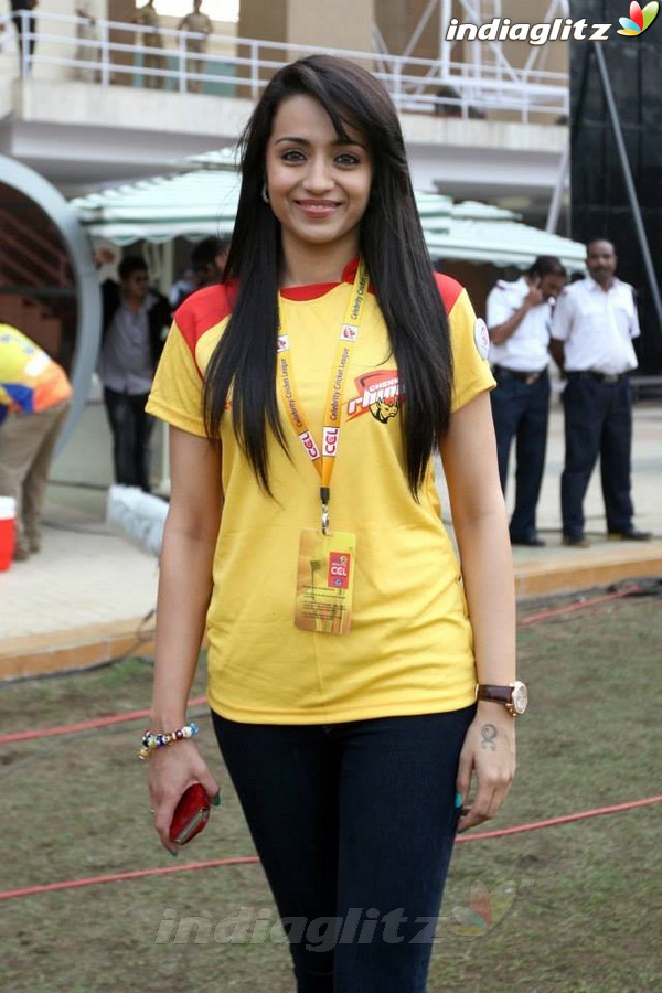 Trisha Krishnan @ Celebrity Cricket League